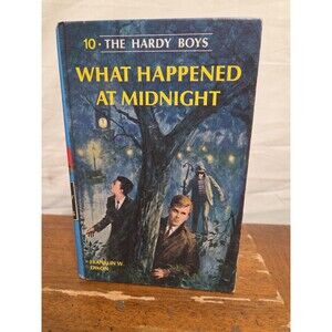 HardyBoys What Happened at Midnight by Franklin W. Dixon Book #10 Hardcover 1967
